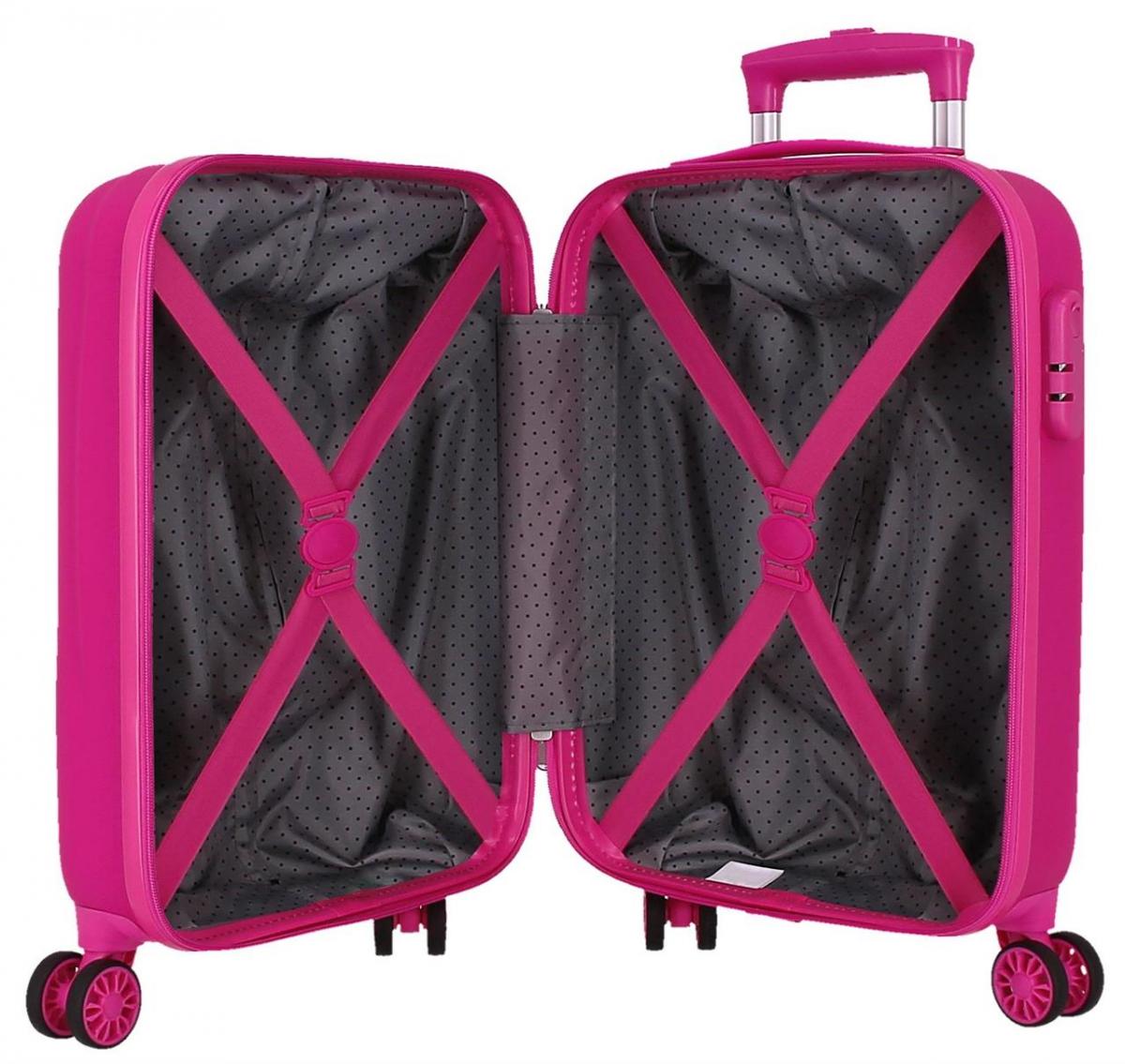 JOUMMABAGS Cestovní kufr TLAPKOVÁ PATROLA Happy ABS plast skořepinový se zámkem 50 cm