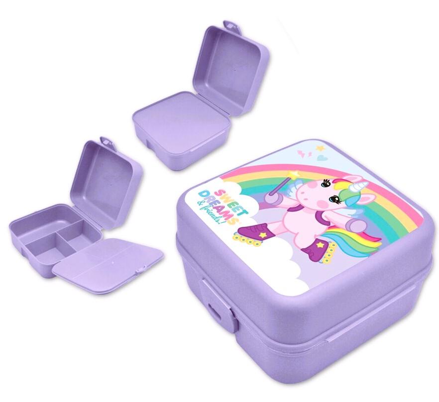 STORLINE Multi box na svačinu UNICORN SWEET DREAMS 14 x 14 x 8 cm