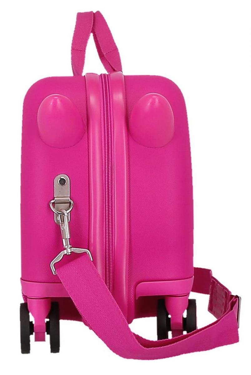 JOUMMABAGS Dětský kufřík odrážedlo na kolečkách TLAPKOVÁ PATROLA Playful fuchsia 45 x 31 x 20