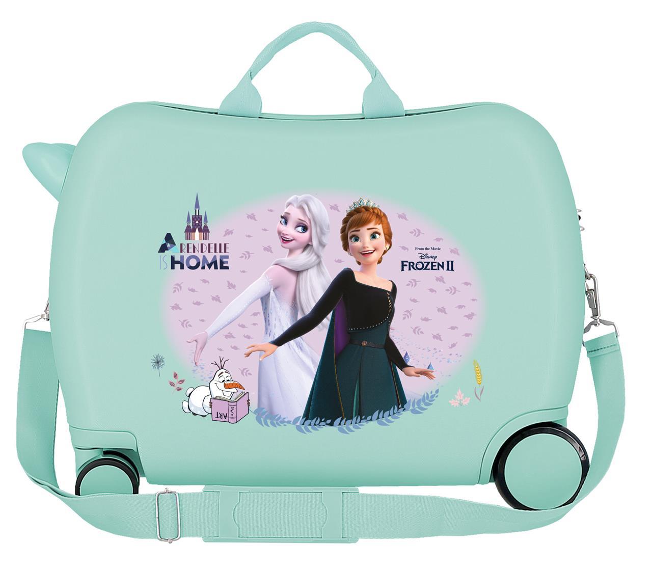 JOUMMABAGS Dětský kufřík odrážedlo na kolečkách Ledové Království Arendelle is home MAXI 50 x 38 x 20
