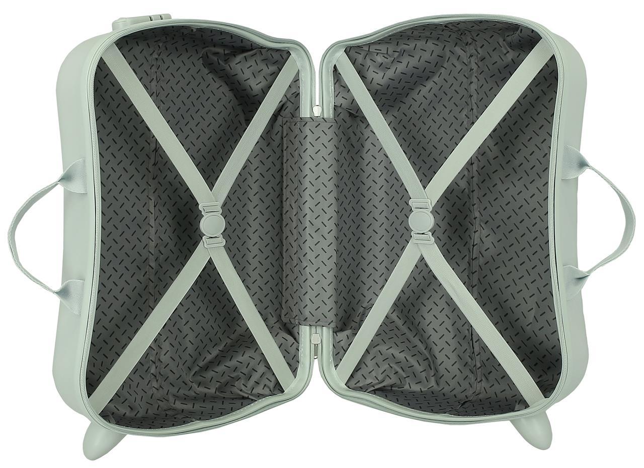 JOUMMABAGS Dětský kufřík odrážedlo na kolečkách LILO A STITCH Just chill mintový MAXI 50 x 38 x 20 