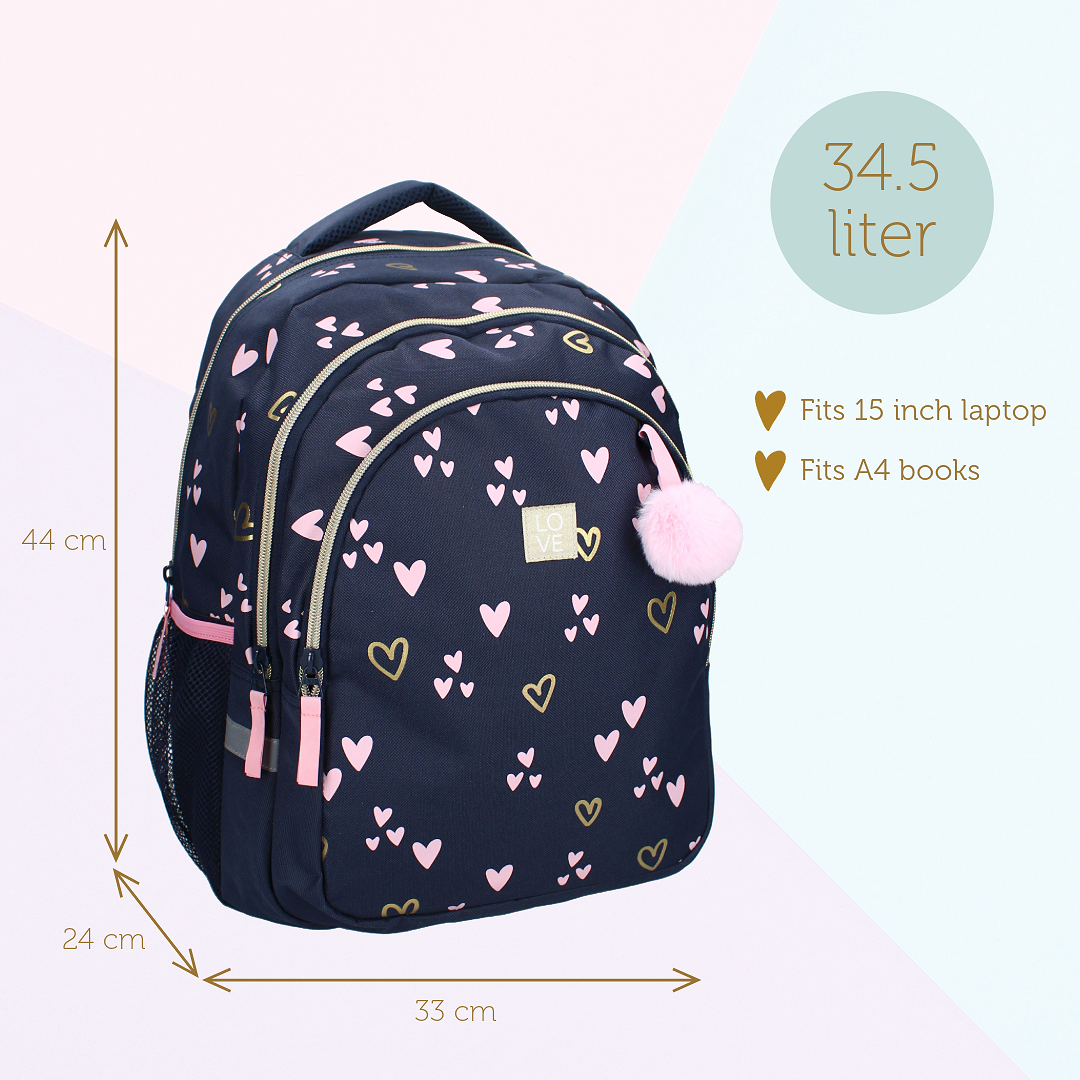 ŠKOLNÍ BATOH MILKY KISS 44 cm, uni