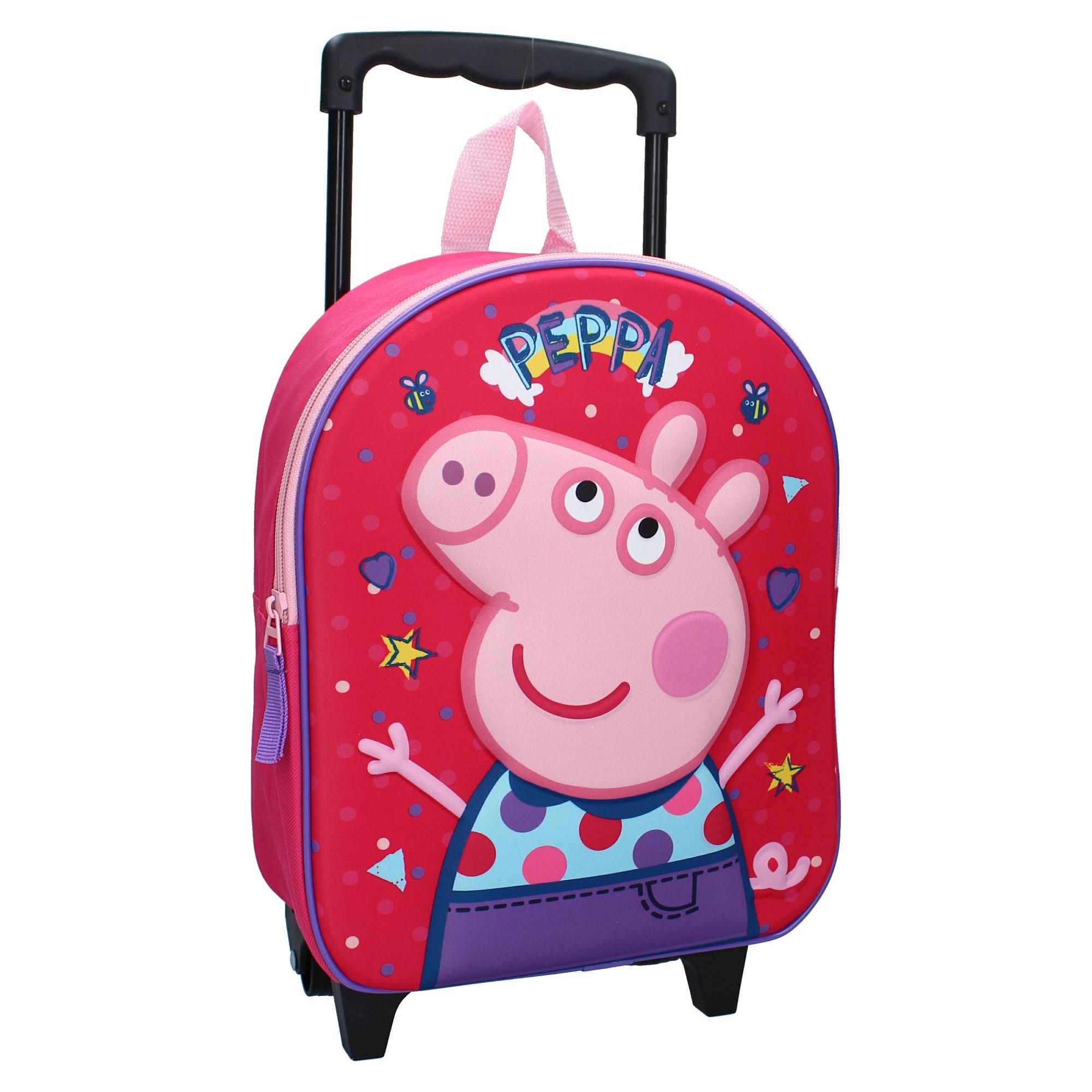 VADOBAG Kufr trolley batoh PEPPA PIG 3D 32 x 26 x 11