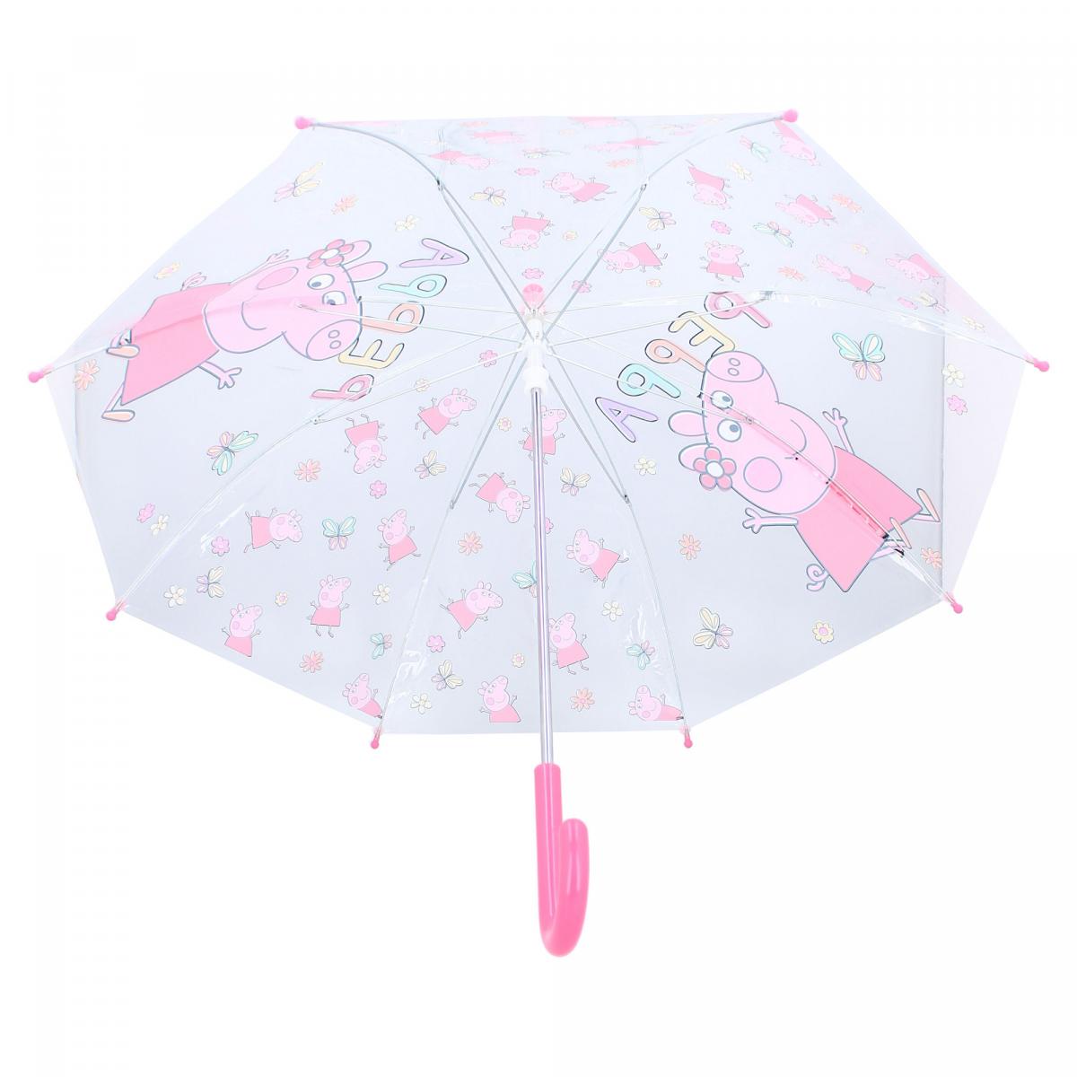 VADOBAG Deštník PEPPA PIG průhledný