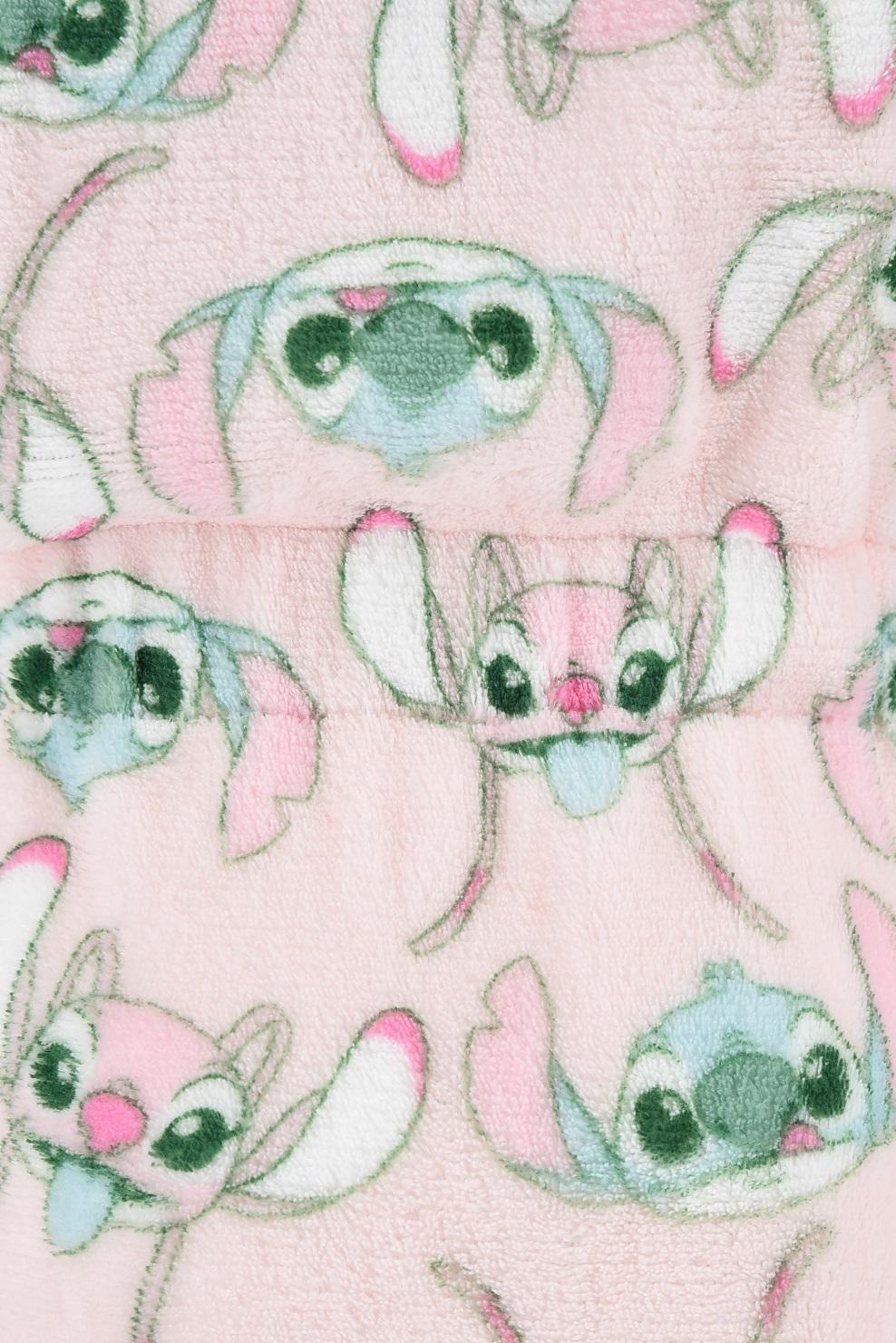 SUN CITY Župan LILO A STITCH růžový coral, vel. 104