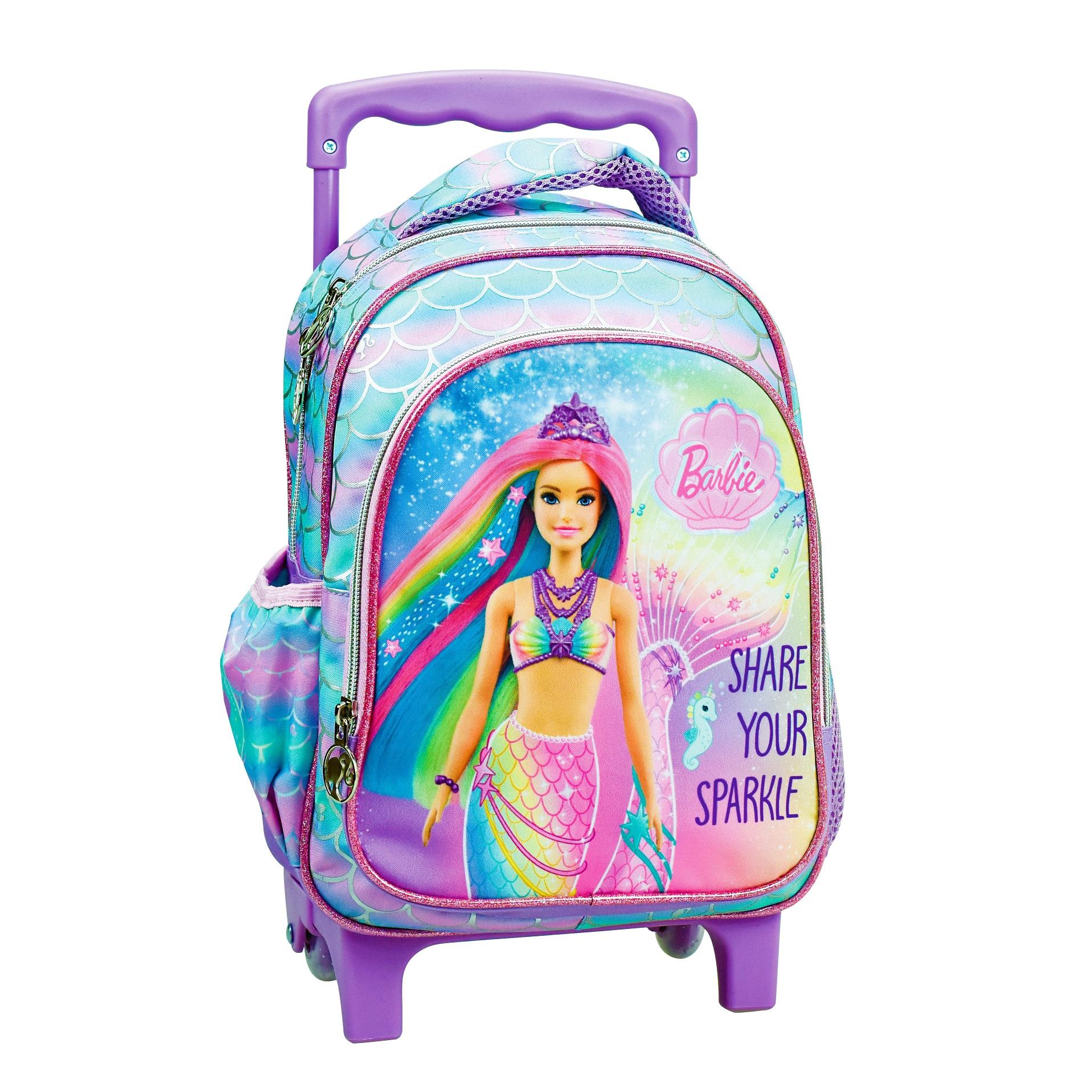 GIMSA Kufr trolley batoh BARBIE 30 x 25 x 15
