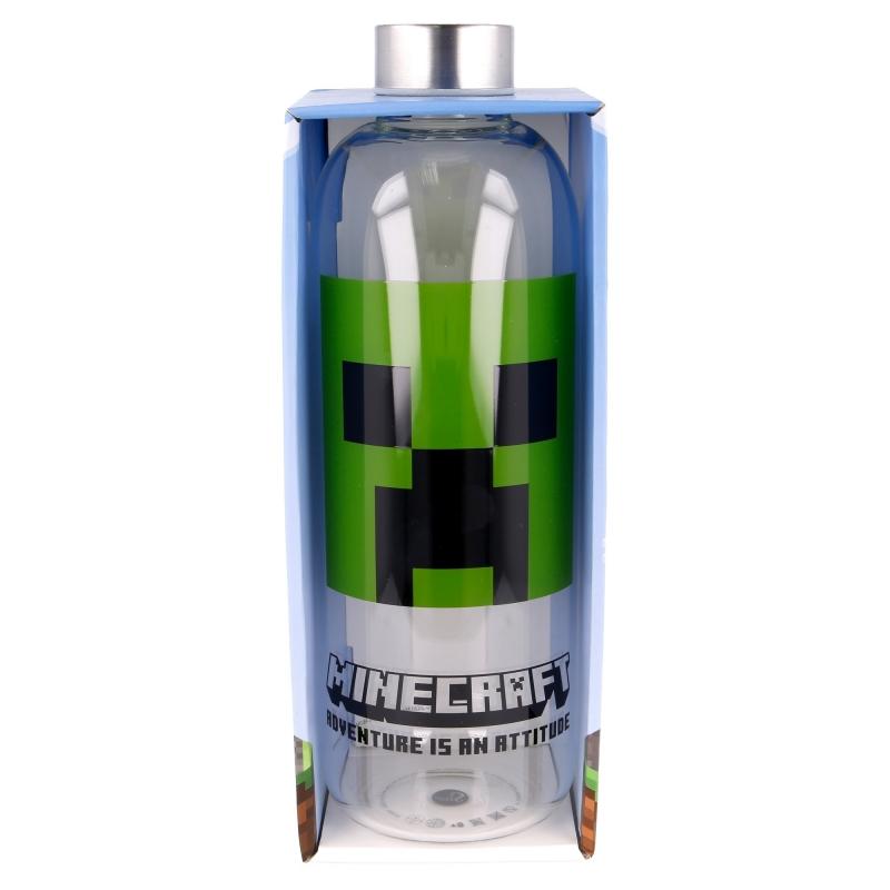 XL SKLENĚNÁ LÁHEV NA PITÍ MINECRAFT, uni