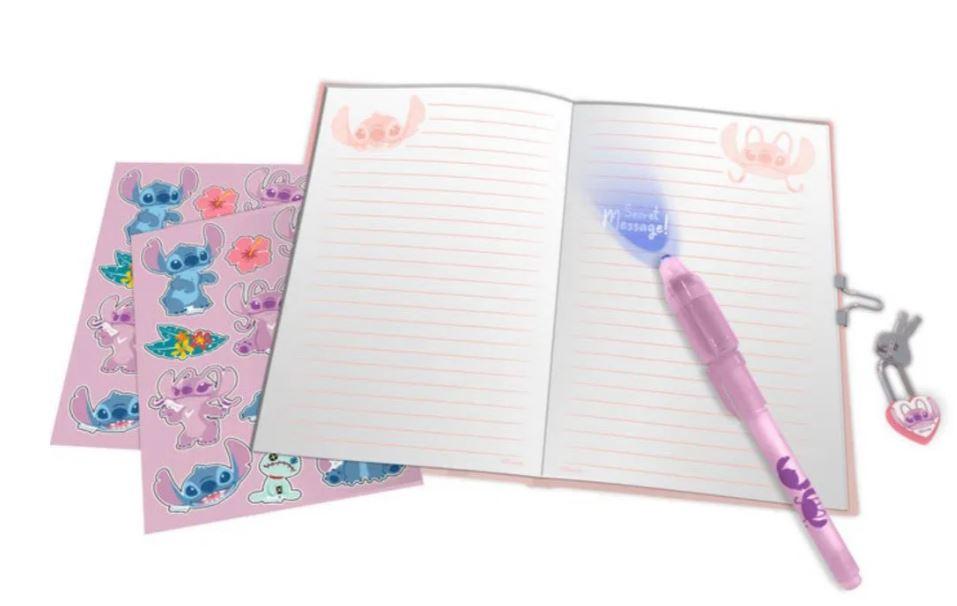 DÁRKOVÁ SADA TAJNÉ PERO, NOTES A SAMOLEPKY LILO A STITCH, uni