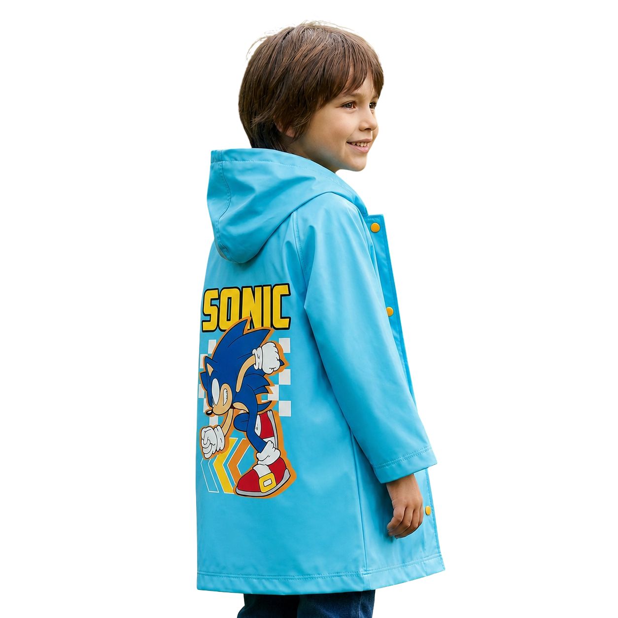EPLUSM Pláštěnka SONIC chlapecká tyrkysová, vel. 98/104