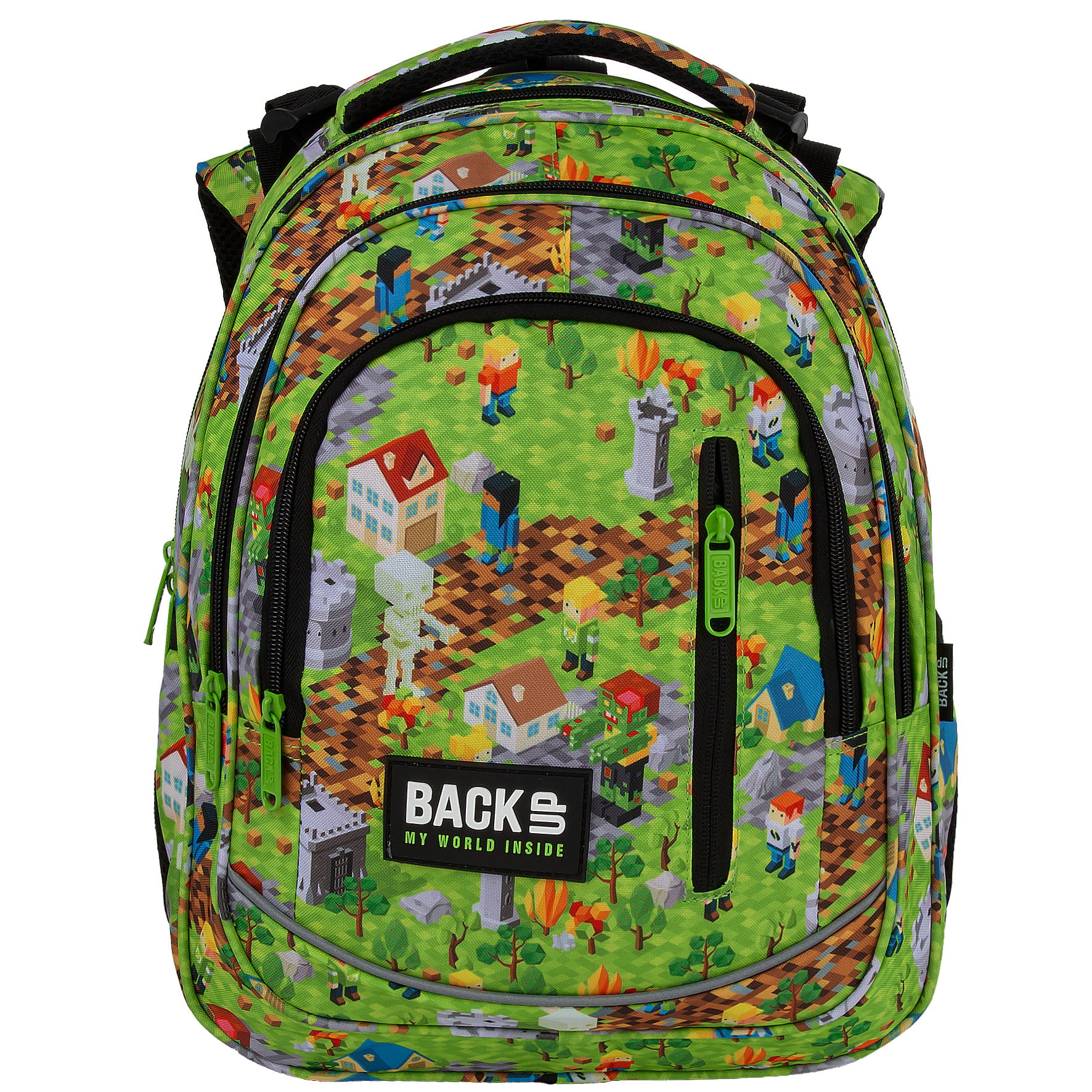 Školní batoh MINECRAFT BackUP 24 l s kapsou na notebook a tablet
