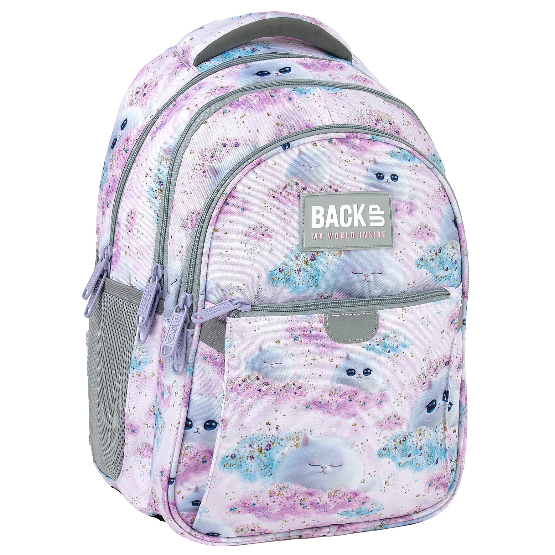 Zvýhodněný školní set BackUP Dreamy 3v1 – batoh 26 l, penál a vak