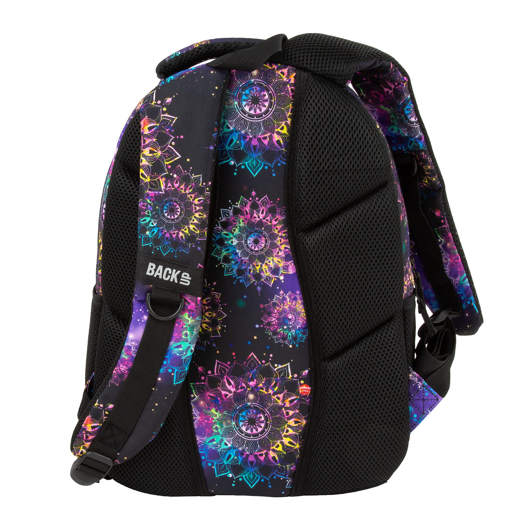 Zvýhodněný školní set BackUP Spring Flowers 2v1 – ergonomický batoh a vybavený penál