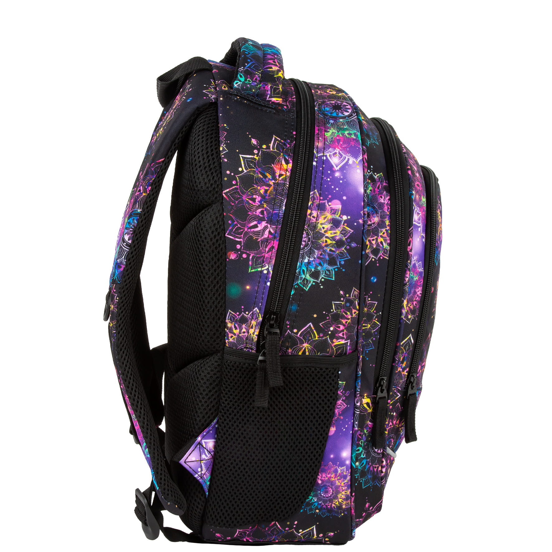 Zvýhodněný školní set BackUP Spring Flowers 2v1 – ergonomický batoh a vybavený penál