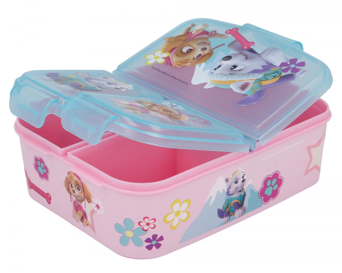 STORLINE Multi box na svačinu TLAPKOVÁ PATROLA růžový 19,5x16,5x6,7