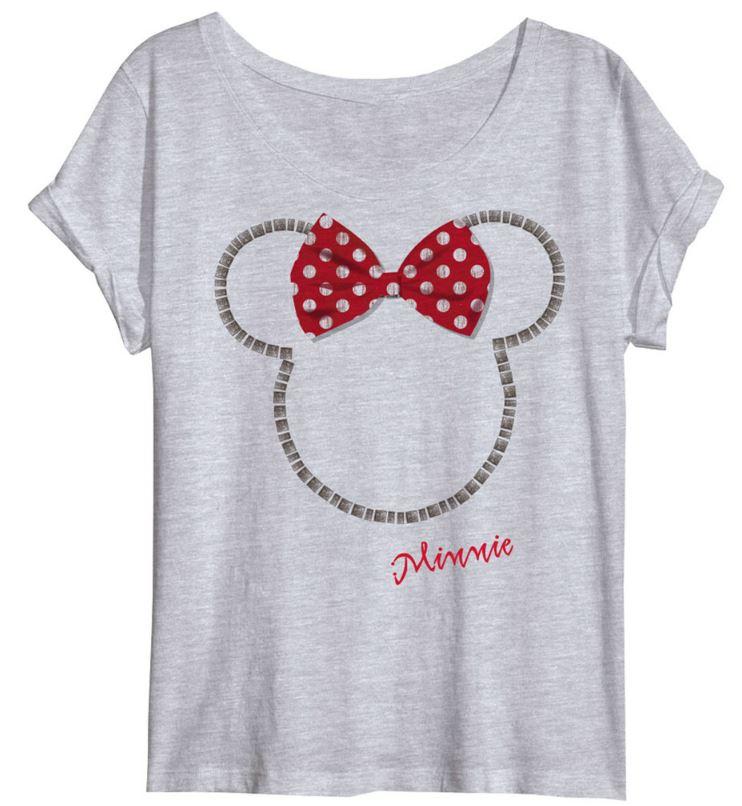 ULABELS Dámské tričko MINNIE šedé, vel. M