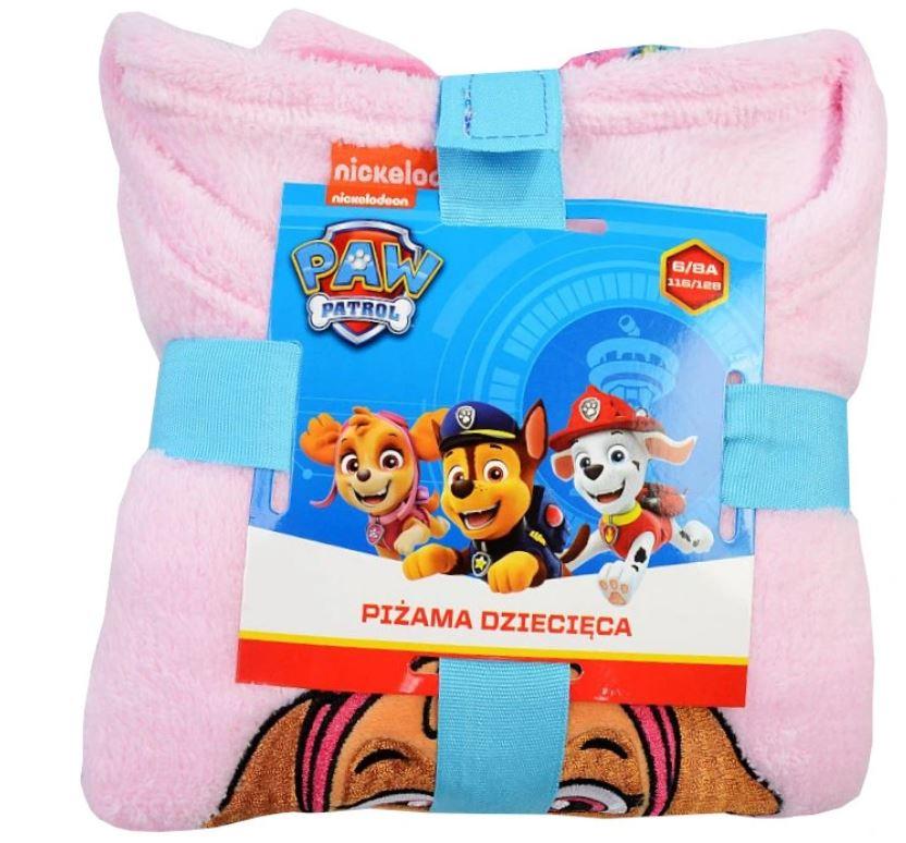 EPLUSM Pyžamo TLAPKOVÁ PATROLA SKYE chlupaté coral fleece dívčí, vel. 92/98