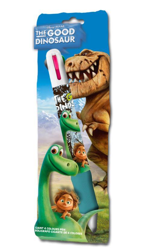 Barevná jumbo propiska HODNÝ DINOSAUR 4 barevná