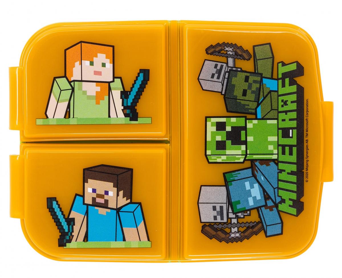STORLINE Multi box na svačinu MINECRAFT. 19,5x16,5x6,7