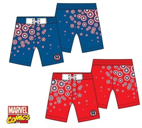 SUN CITY Plavky AVENGERS šortkové modré, vel. 116