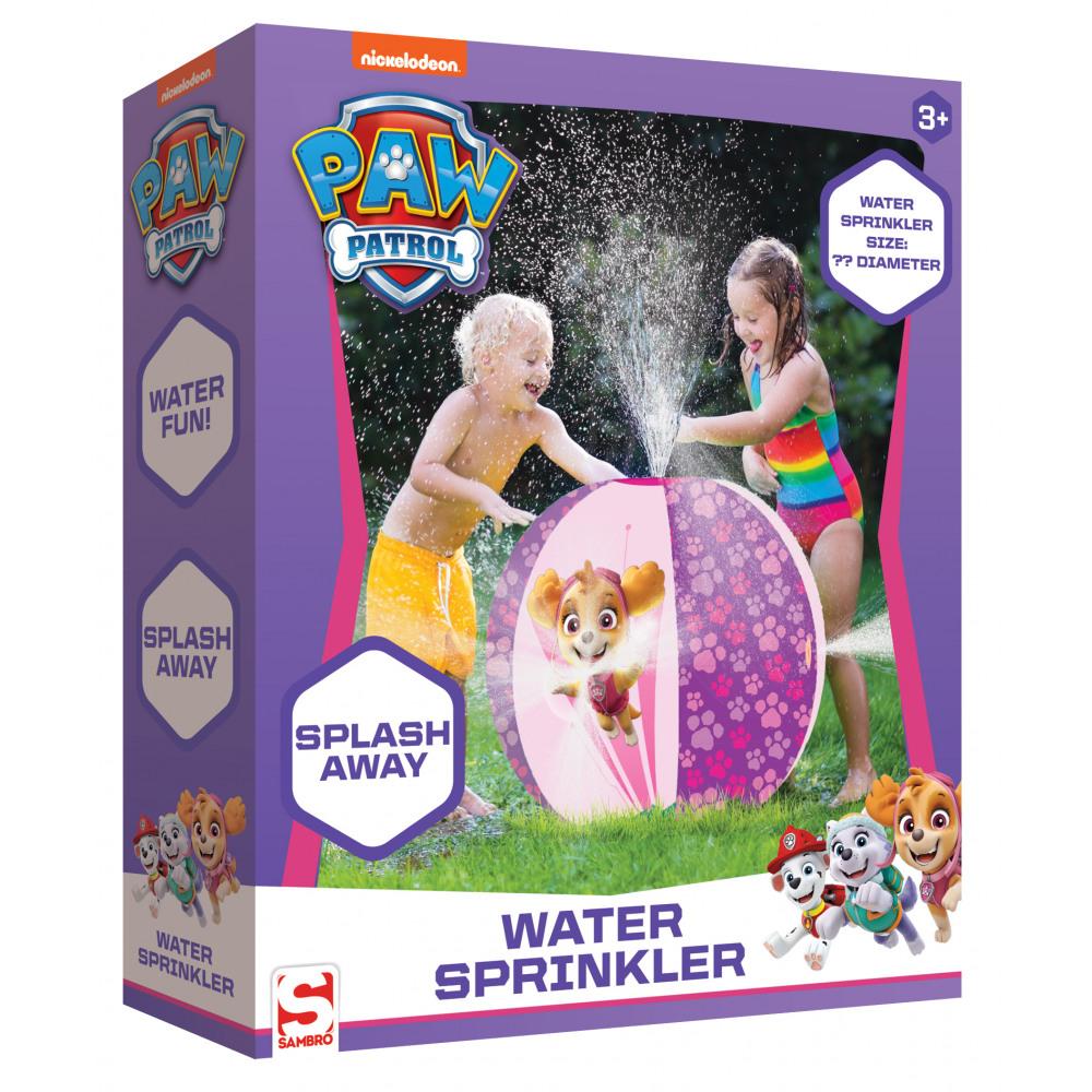 SAMBRO Nafukovací zavlažovač TLAPKOVÁ PATROLA růžový