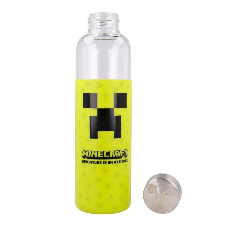SKLENĚNÁ LÁHEV NA PITÍ MINECRAFT, uni
