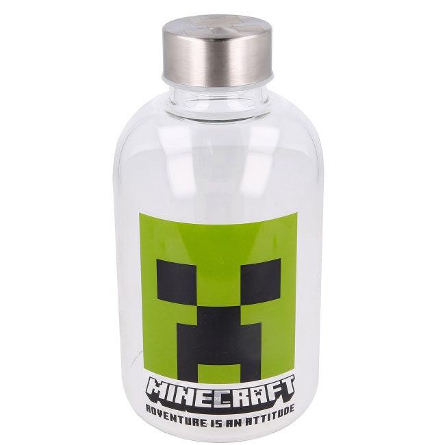 SKLENĚNÁ LÁHEV NA PITÍ MINECRAFT, uni