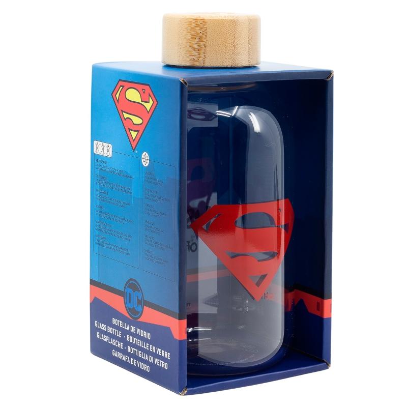 SKLENĚNÁ LÁHEV NA PITÍ SUPERMAN, uni
