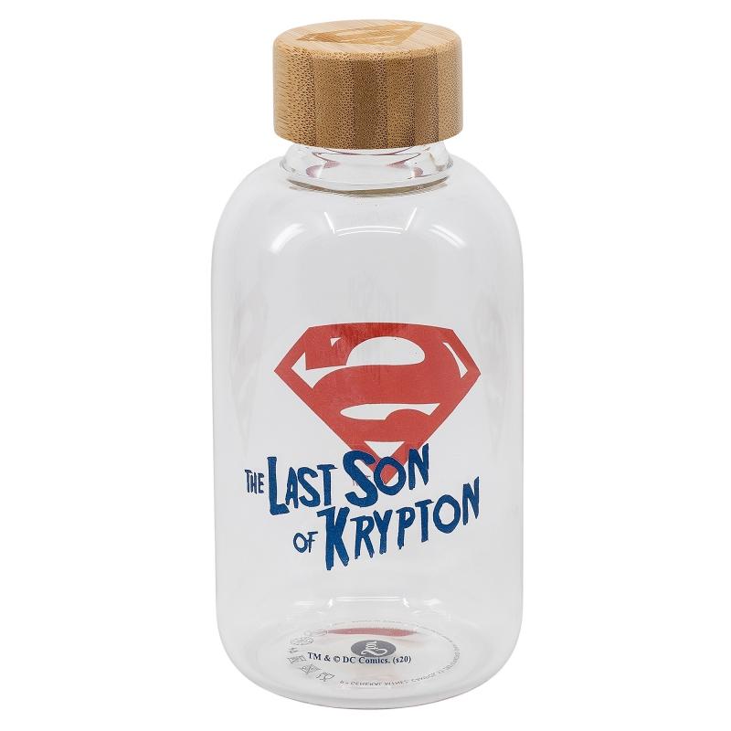 SKLENĚNÁ LÁHEV NA PITÍ SUPERMAN, uni