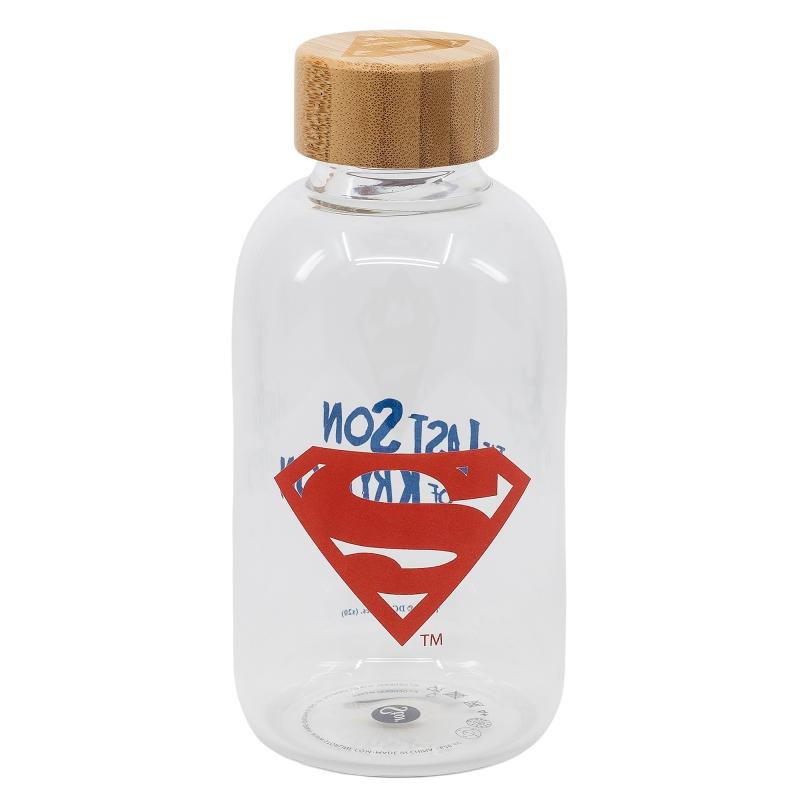 SKLENĚNÁ LÁHEV NA PITÍ SUPERMAN, uni