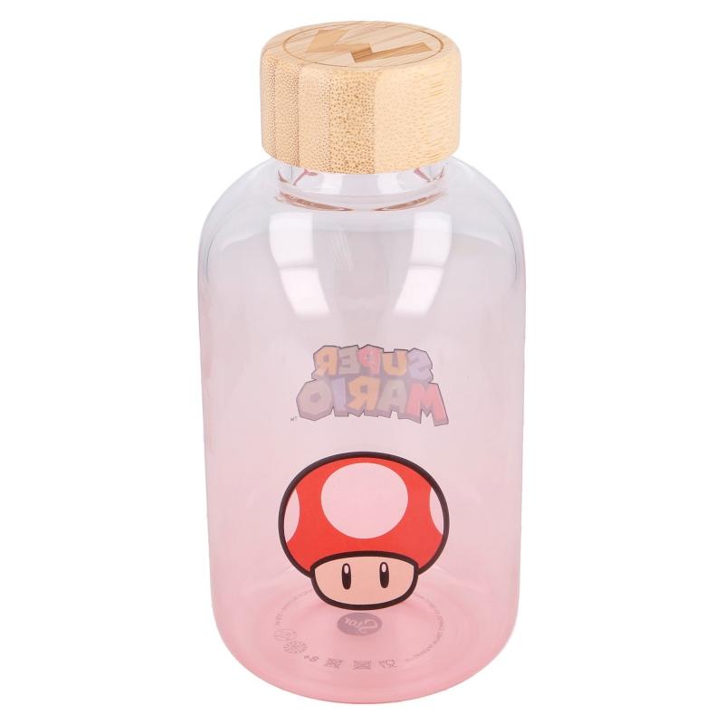 SKLENĚNÁ LÁHEV NA PITÍ SUPER MARIO, uni