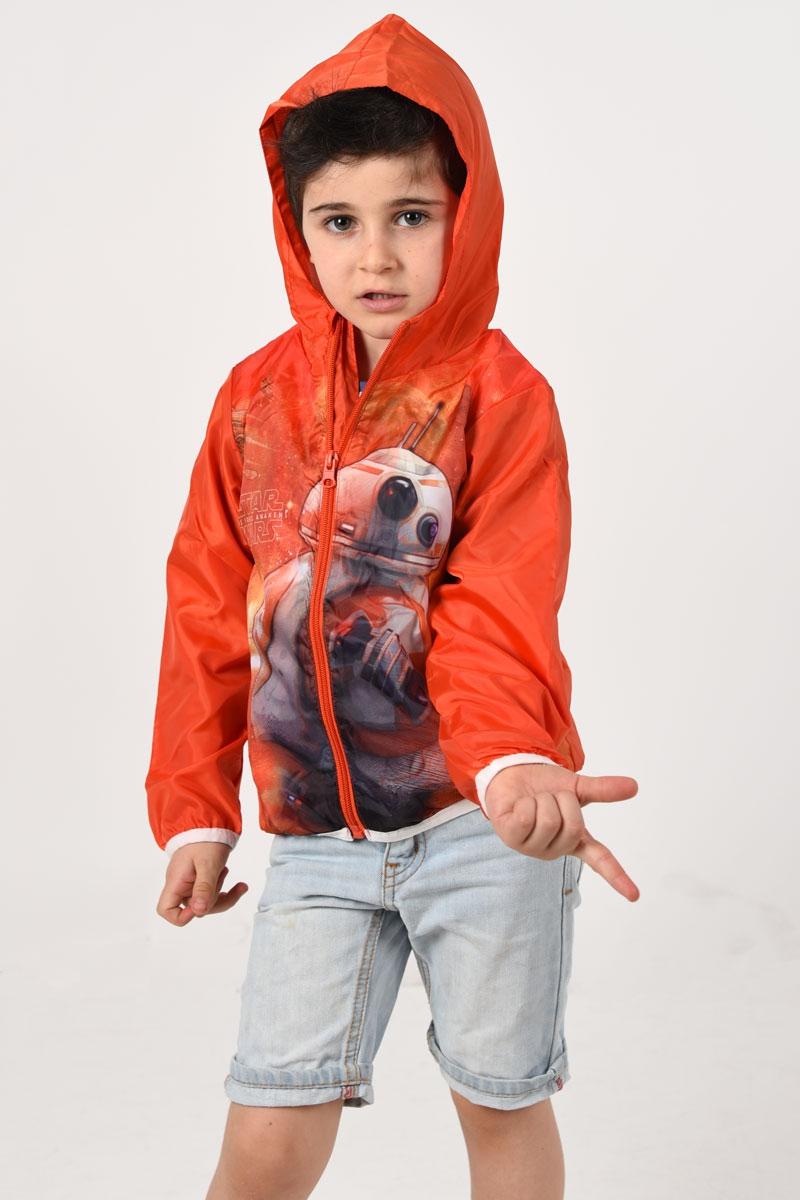 SUN CITY Bunda STAR WARS šusťáková oranžová, vel. 116