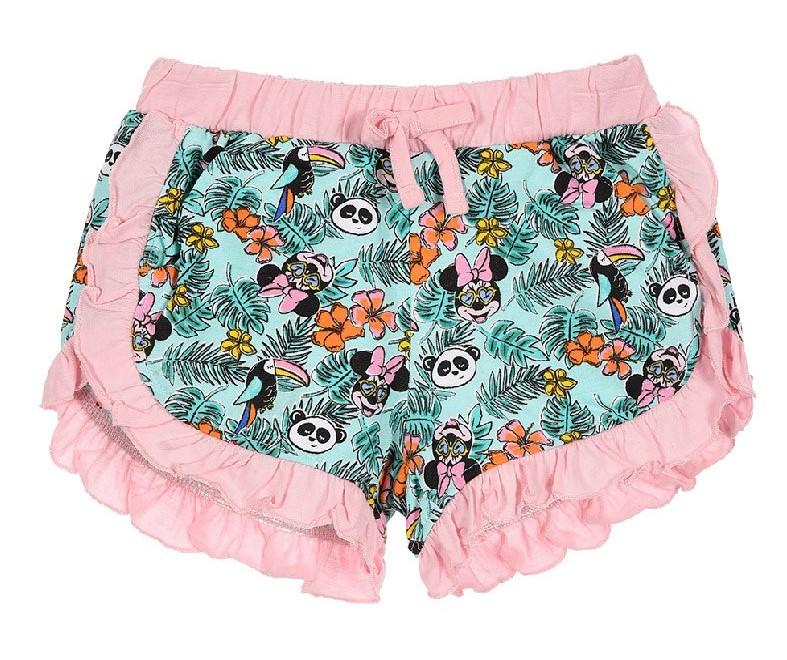 SUN CITY Šortky MINNIE volánek růžové dívčí, vel. 98