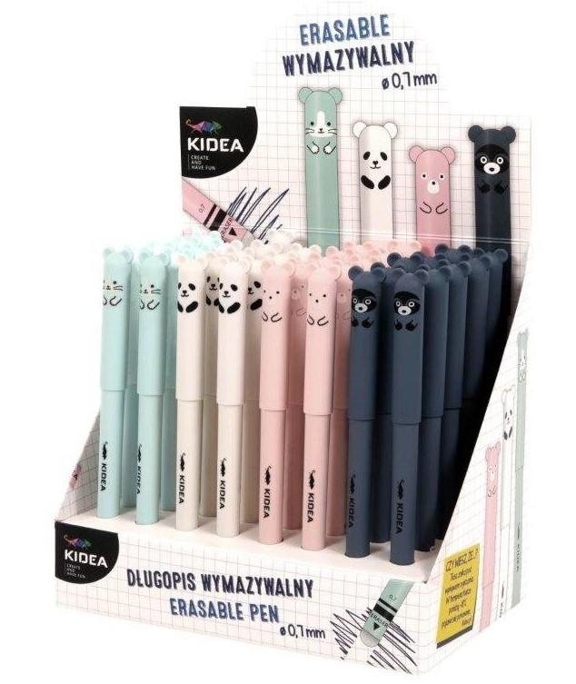 KIDEA Gumovací propiska tyrkysová