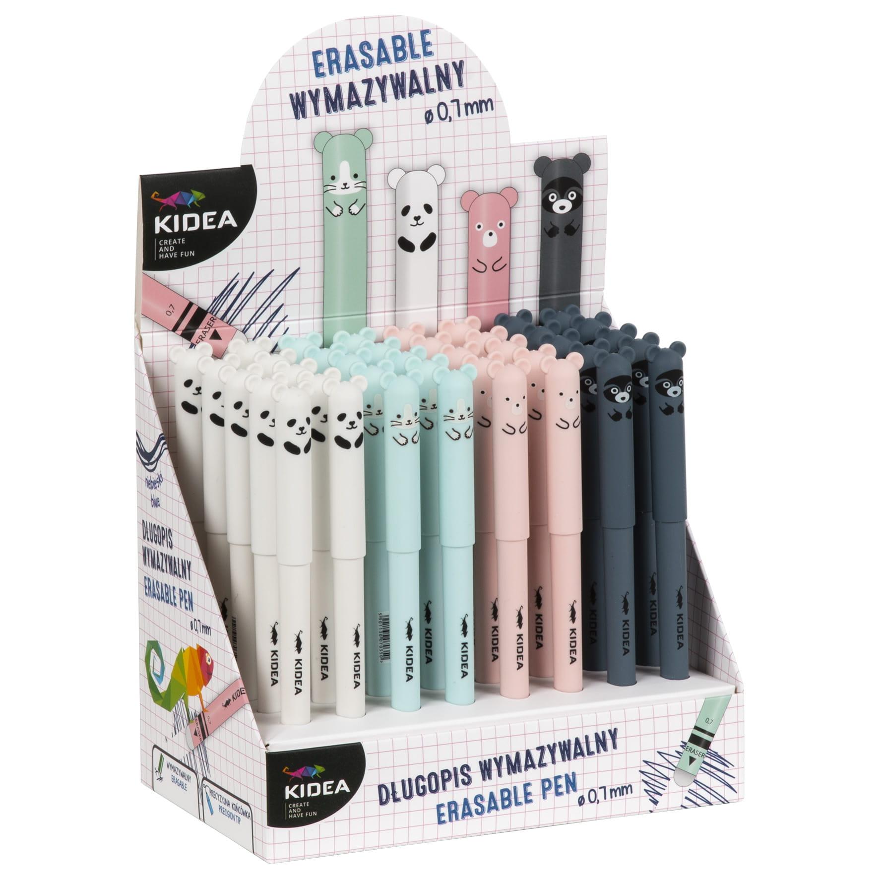 KIDEA Gumovací propiska tyrkysová