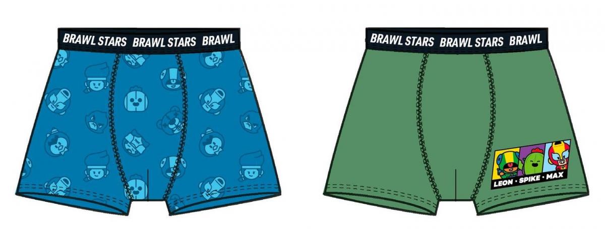 FASHION UK Boxerky BRAWL STARS 2pack, vel. 128