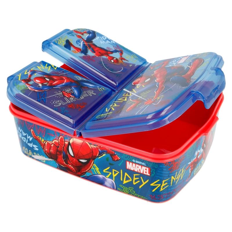 STORLINE Multi box na svačinu SPIDERMAN modrý 19,5x16,5x6,7