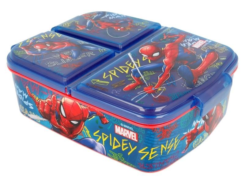 STORLINE Multi box na svačinu SPIDERMAN modrý 19,5x16,5x6,7