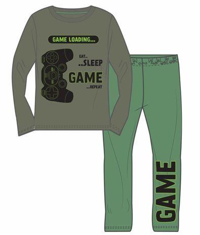 FASHION UK Pyžamo GAME khaki, vel. 134