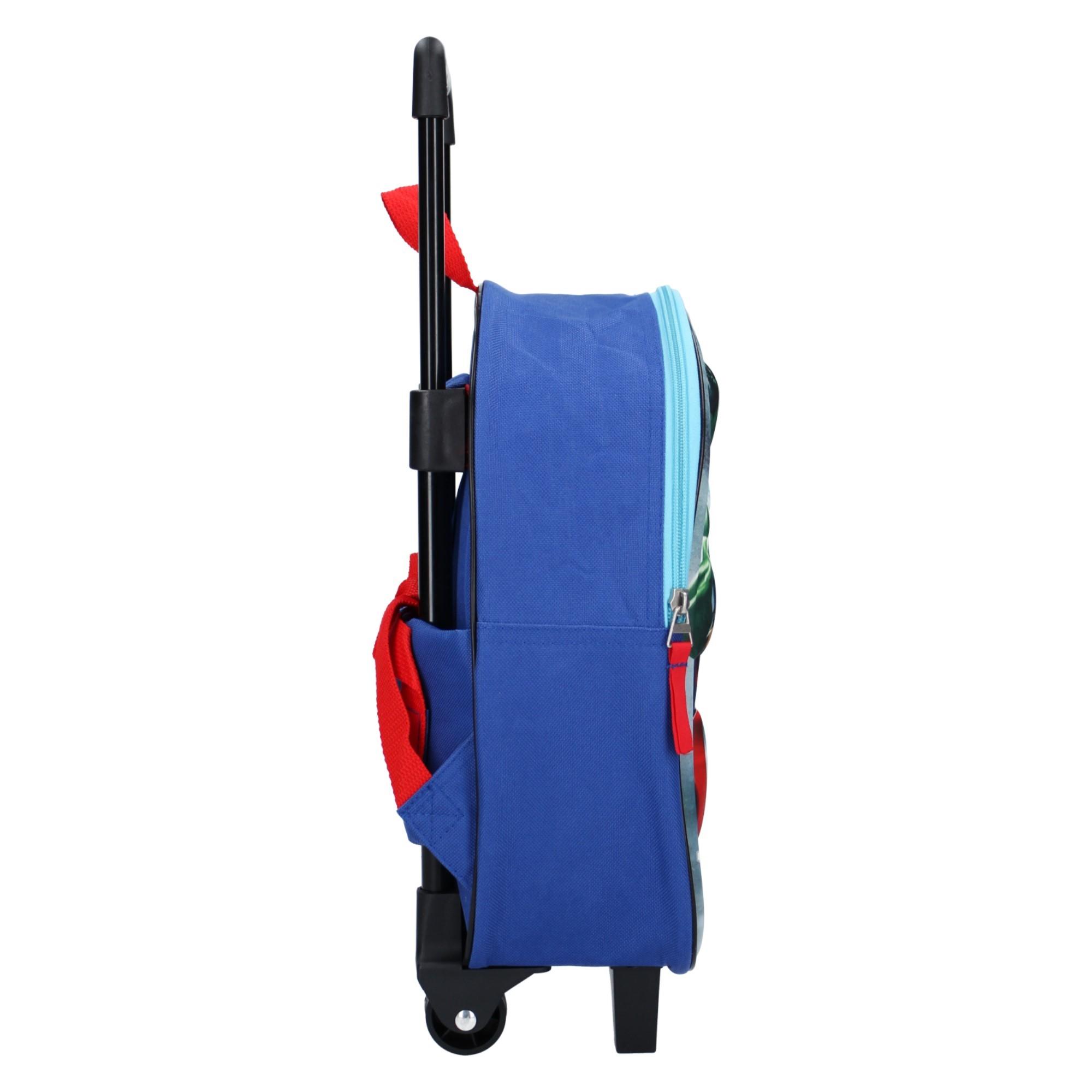 Vadobag Zaino Trolley 3D Naruto - Ninja In Allenamento, Zaino A Rotelle Con Stampa Ufficiale