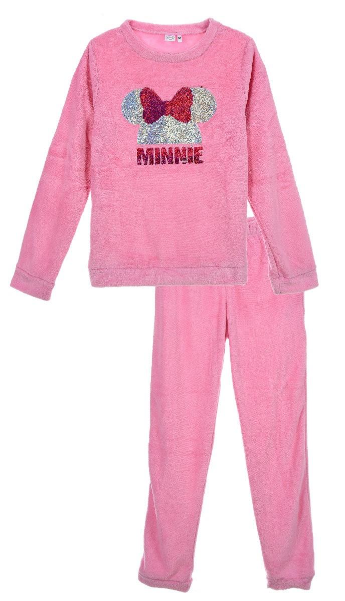 SUN CITY Pyžamo / domácí komplet MINNIE dámské růžové, vel. L