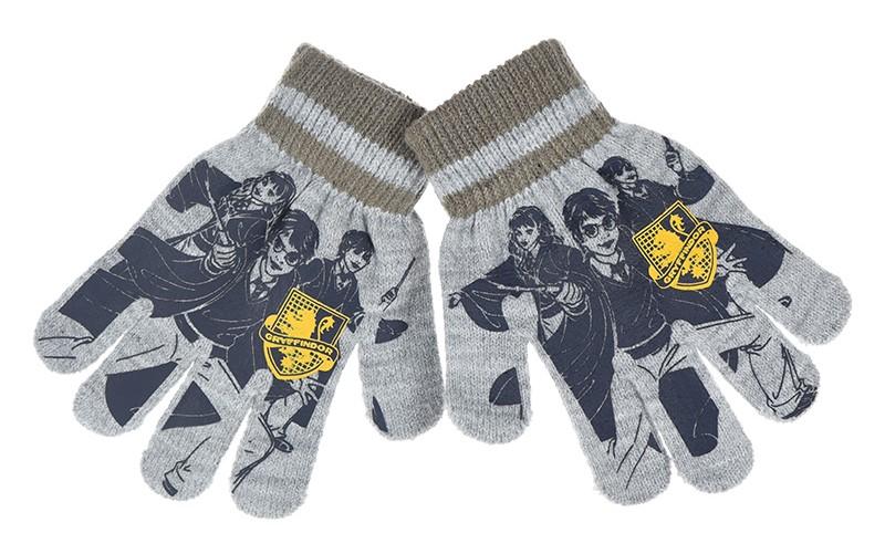 SUN CITY Rukavice HARRY POTTER prstové šedé uni 2-8let