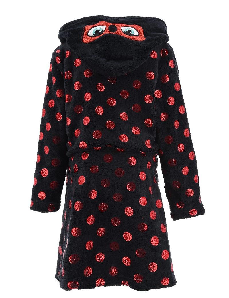 SUN CITY Župan KOUZELNÁ BERUŠKA coral fleece černý, vel. 104