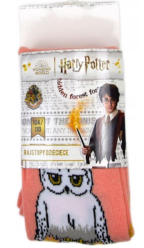 EPLUSM Punčocháče HARRY POTTER HEDVIKA broskvové, vel. 104/110