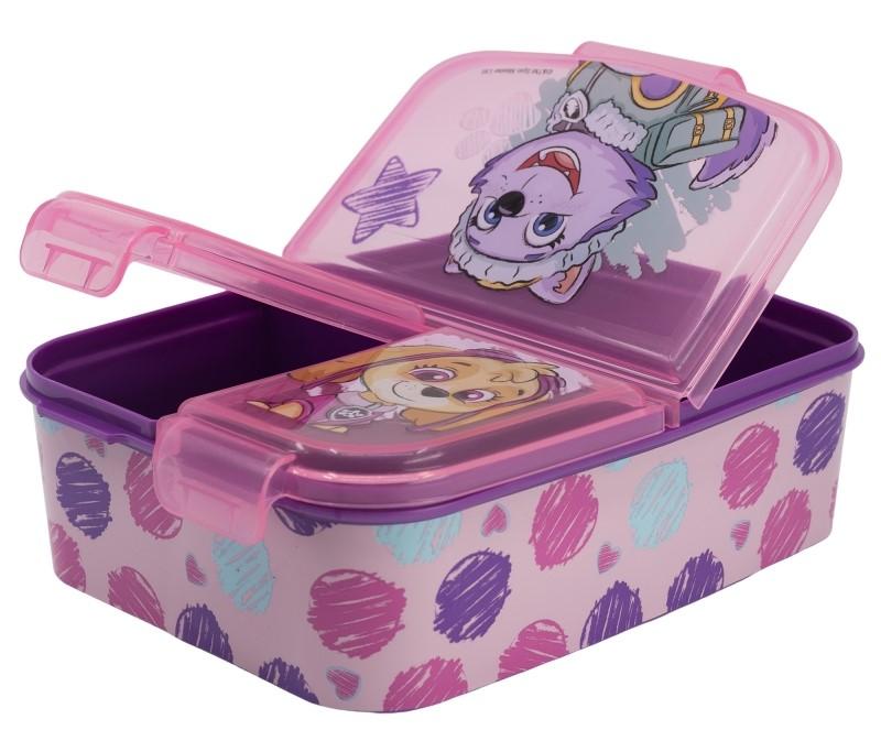 STORLINE Multi box na svačinu TLAPKOVÁ PATROLA růžový 19,5 x 16,5 x 6,7