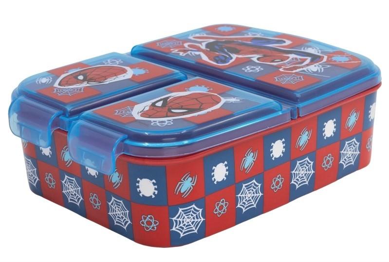 STORLINE Multi box na svačinu SPIDERMAN modročervený 19,5x16,5x6,7