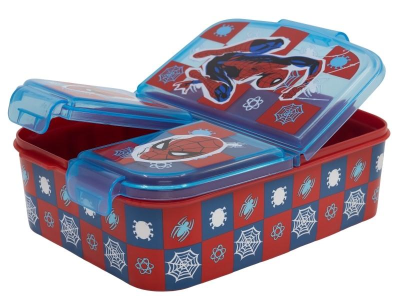 STORLINE Multi box na svačinu SPIDERMAN modročervený 19,5x16,5x6,7