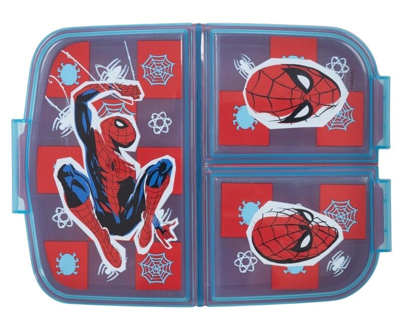 STORLINE Multi box na svačinu SPIDERMAN modročervený 19,5x16,5x6,7