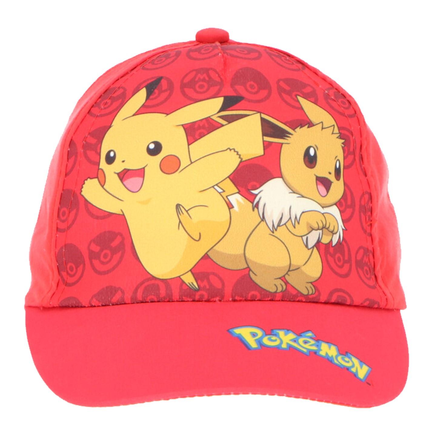 FASHION UK Kšiltovka POKÉMON červená, vel. 56