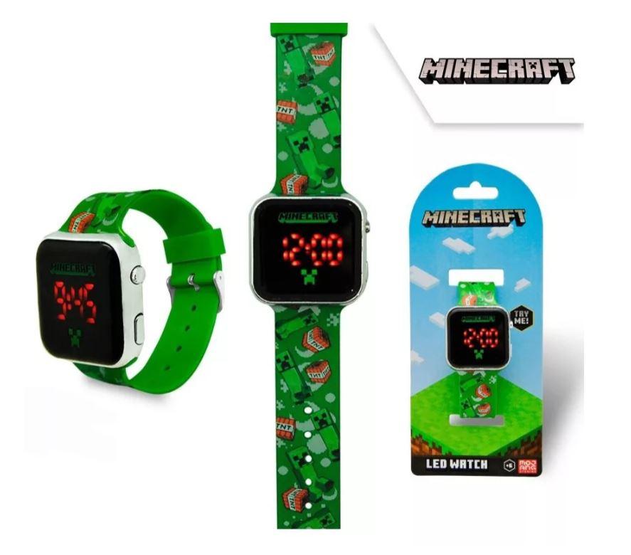EUROSWAN Hodinky MINECRAFT digitální zelené