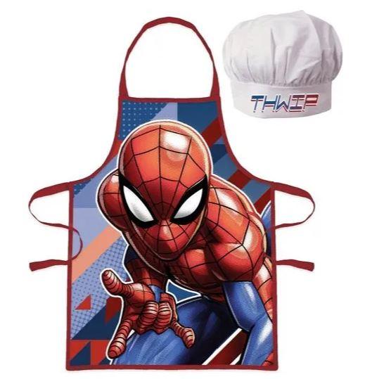 OFICIÁLNÍ LICENCE Kuchařská zástěrka SPIDERMAN cca 3-8 let
